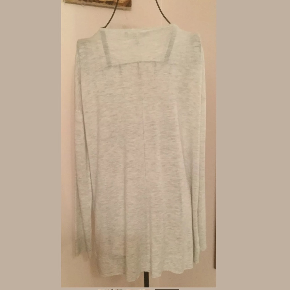 Saks grey tissue wool/ cashmere blend sweater M - Picture 3 of 3